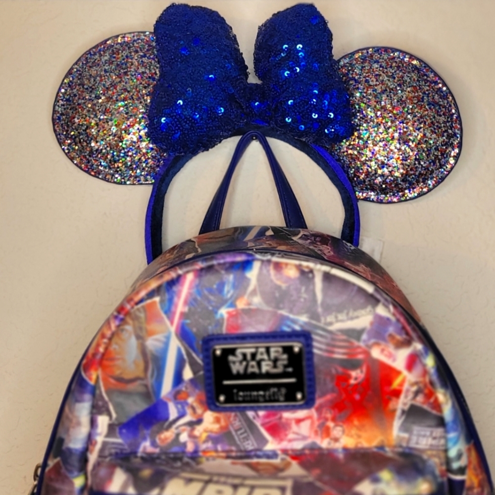 DISNEY BUNDLE 2020 Blue Ears + Star Wars Mini Backpack